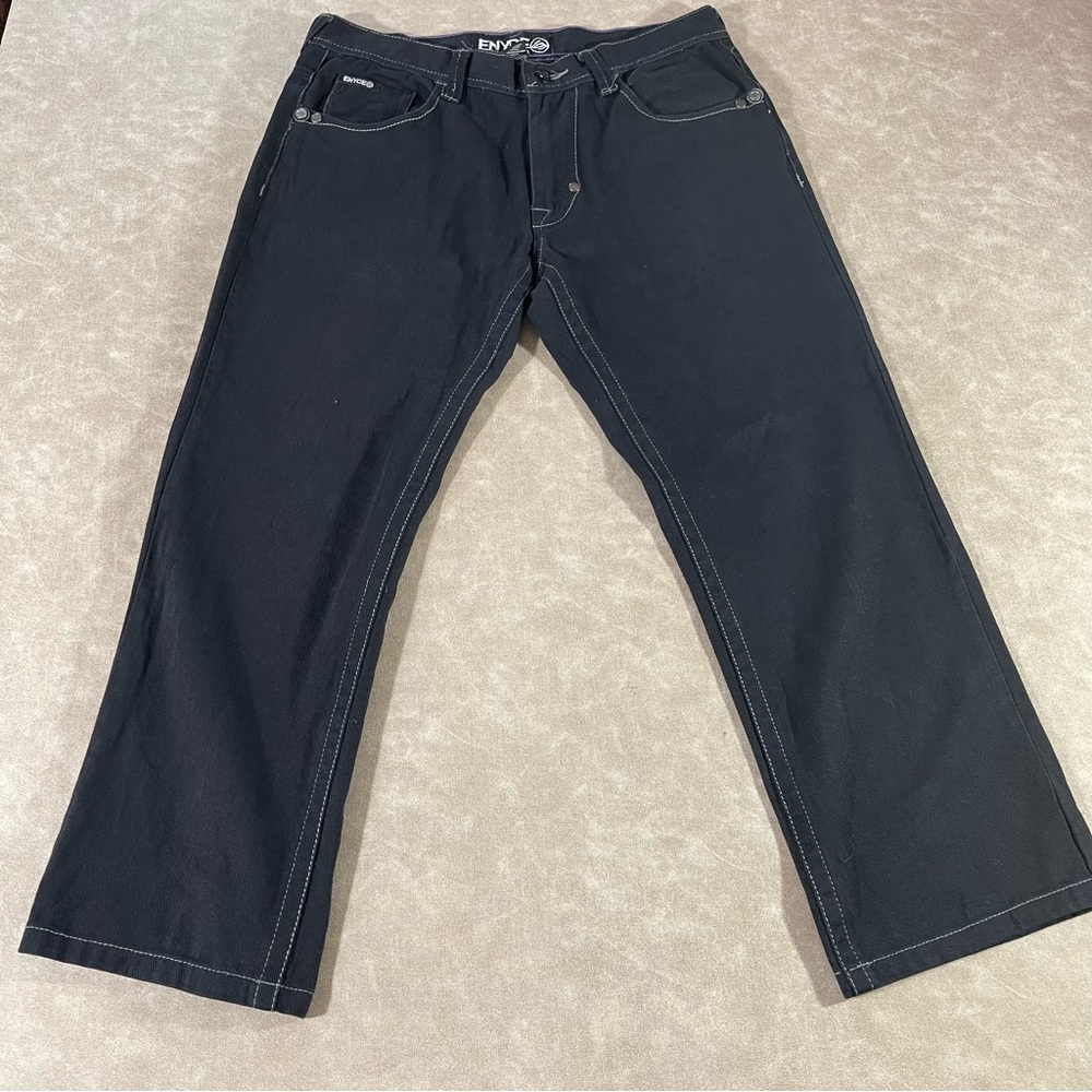 Enyce Sean Combs Black Hip Hop Y2K Jeans Size 36